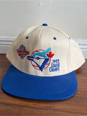 Vintage 1992 Toronto Blue Jays World Series League Champions hat